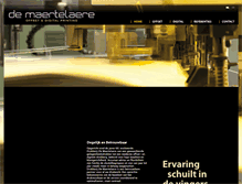 Tablet Screenshot of drukdemaertelaere.be